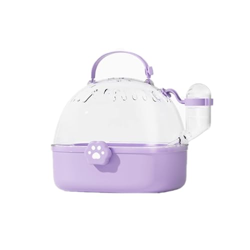 Vogelkäfig Wellensittich Parrot Bird Cage Outdoor Cage Small Portable Acrylic Take-Away Special Cage Vogelvoliere Transportkäfig Kanarien Großsittich(Purple) von XOVP-023