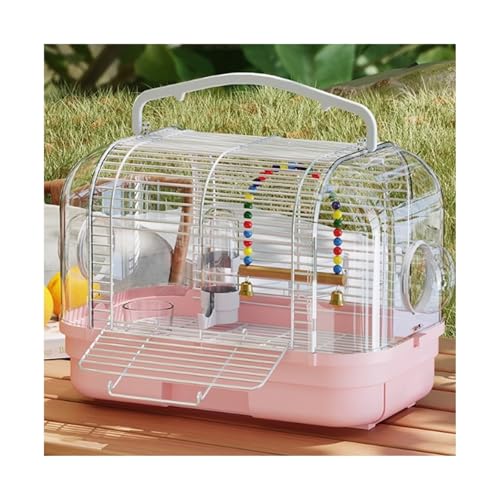 Vogelkäfig Wellensittich Parrot Cage Portable Take-Out Cage Outdoor Bird Cage with Bag Special Bird Bag Vogelvoliere Transportkäfig Kanarien Großsittich(Blue) von XOVP-023