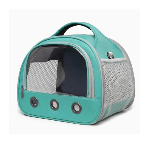 Vogelkäfig Wellensittich Parrot Outing Bag Breathable Bird Bag Hand-held Outdoor with Dedicated Crossbody Portable Bird Cage Vogelvoliere Transportkäfig Kanarien Großsittich(Green) von XOVP-023