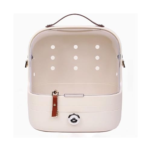 Vogelkäfig Wellensittich Parrot Outing Cage Outing Bag Bird Walking Bag Bird Cage Parrot Supplies Vogelvoliere Transportkäfig Kanarien Großsittich(Weiß) von XOVP-023