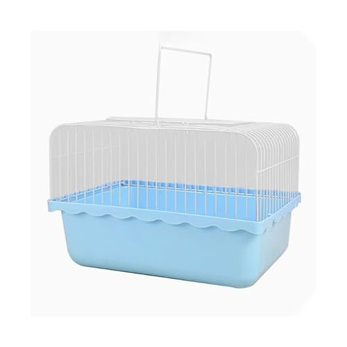 Vogelkäfig Wellensittich Parrot Portable Bird Cage for Outdoor Use Portable Bird Cage for Outdoor Use Vogelvoliere Transportkäfig Kanarien Großsittich(Blue) von XOVP-023