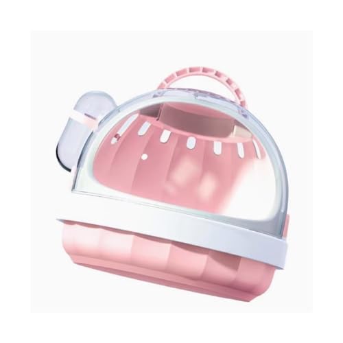 Vogelkäfig Wellensittich Parrot Take-Out Cage Bird Special Portable Bird Cage Bird Bag Hand-held Vogelvoliere Transportkäfig Kanarien Großsittich(Pink) von XOVP-023
