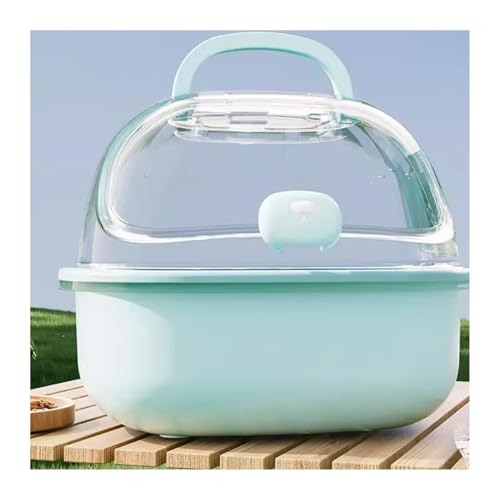 Vogelkäfig Wellensittich Parrot Take-Out Cage Bird Special Portable Bird Cage Small Bird Bag Hand-held Mini Bird Cage Vogelvoliere Transportkäfig Kanarien Großsittich(Blue) von XOVP-023