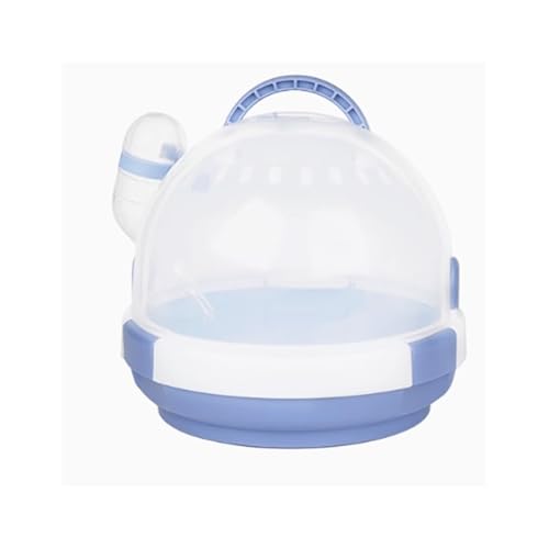 Vogelkäfig Wellensittich Take-Out Cage for Parrots Small Birds Outdoor Special Portable Bird Cage Bird Bag Portable Mini Bird Cage Vogelvoliere Transportkäfig Kanarien Großsittich(Blue) von XOVP-023