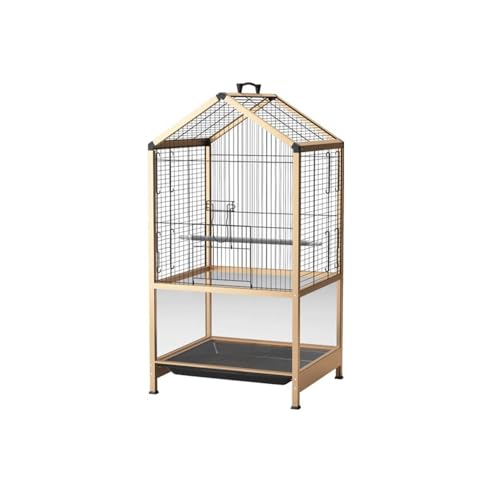 Vogelkäfig Wellensittich Vogelkäfig aus Metall, goldener Doppel-Zierkäfig, geeignet for Papageien, Kanarienvögel, Loris, Turteltauben und Finken. Große Größe. Vogelvoliere Transportkäfig Kanarien Groß Vogelkäfig Wellensittich Vogelkäfig aus Metall, goldener Doppel-Zierkäfig, geeignet for Papageien, Kanarienvögel, Loris, Turteltauben und Finken. Große Größe. Vogelvoliere Transportkäfig Kanarien Groß von XOVP-023