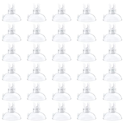 XPEX 30 Stück saugnapf aquarium saugnapf klammer transparenter Luftschlauchhalter, Klemmzubehör für die Belüftung von Aquarien für luftschlauch aquarium XPEX 30 Stück saugnapf aquarium saugnapf klammer transparenter Luftschlauchhalter, Klemmzubehör für die Belüftung von Aquarien für luftschlauch aquarium von XPEX