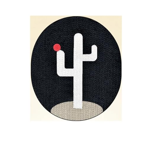 Katzen kratzbrett 17,3 Zoll Katzenkratzbrett zur Wandmontage, modischer Kaktus, interaktive Wellpappen-Kratzbretter for Erwachsene Katzen, Kätzchen, Haustierspielzeug(Color:Black) von XPJYUA