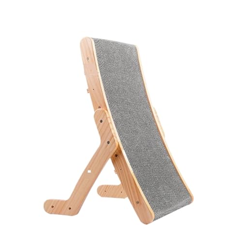 Katzen kratzbrett Hölzerner Katzenkratzer, Abnehmbarer Bett-Kratzbaum for Katzen, Training, Schleifen, Krallen, Spielzeug, Katzenkratzbrett, 3 in 1(Color:Cat Scratch Bed) von XPJYUA