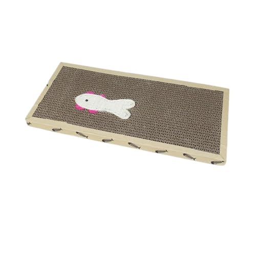 Katzen kratzbrett Katze Kratzbrett Matte Schaber Kralle Pfote Spielzeug for Katze Scratcher Ausrüstung Kätzchen Produkt Möbel Schutz(Color:Minnow Shape) von XPJYUA