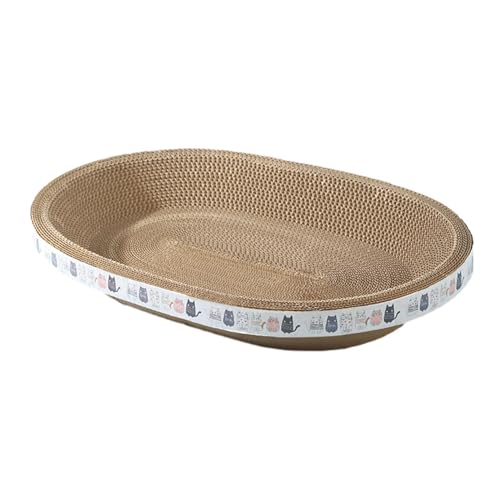 Katzen kratzbrett Katzenschaber, Schärfklaue, Karton, Wellpappe, kratzfestes Katzenkratzbrett, Katzenspielzeug, Möbel, Sofa, Kissen, Bett(Color:43x26cm) von XPJYUA