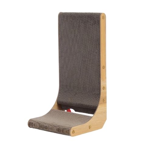 Katzen kratzbrett L-förmiges Wand-Kratzbrett for Katzen, Katzenpfosten, interessanter Kätzchenkratzbaum, Schleifklaue, Karton, Kratzspielzeug for Katzen(Color:A) von XPJYUA