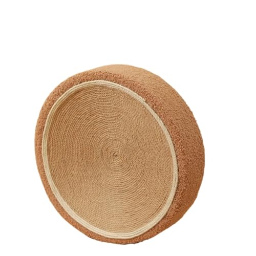 Katzen kratzbrett Niedliches Katzenkratzbett, Sisal-Katzenkratzbrett, Katzenhaus, Katzenschaber, runder Katzenkratzer for Katzen, 2 in 1(Color:Minimalist Style) von XPJYUA
