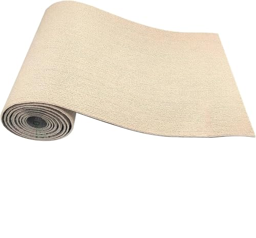 Katzenkratzbrett Sofaschutz Eckwand DIY Brettschutz Trimmbarer Selbstklebender Teppich Katzenkratzmatte Katzenscratchmatte DIY(Beige,40cm x 200cm) von XPJYUA