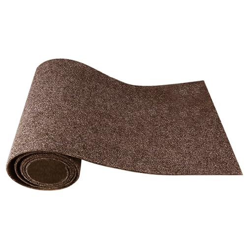Katzenkratzmatte, Katzenteppich mit Selbstklebendem, zuschneidbarem Katzenkratzbaumteppich, Katzenkratzmöbelschutz Katzenscratchmatte DIY(Brown,30x100cm) von XPJYUA