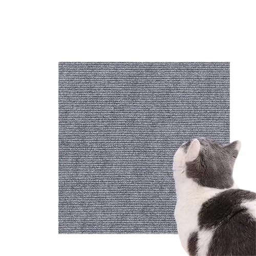 Katzenkratzmatte mit Selbstklebendem, zuschneidbarem Schleifteppich, Katzenteppich, Kletterteppich, Sofa, Möbelschutz, Wandaufkleber Katzenscratchmatte DIY(Color 01,40x100cm) von XPJYUA