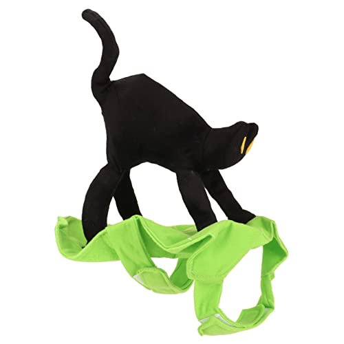 Haustierkleidung, Lustiges Halloween-Kostüm Für Hunde, Niedlicher, Hautfreundlicher, Atmungsaktiver Hundeanzug Mit Schwarzer Katze Für Frühling, Sommer, Herbst Und Weihnachten, Halloween-Feier Haustierkleidung, Lustiges Halloween-Kostüm Für Hunde, Niedlicher, Hautfreundlicher, Atmungsaktiver Hundeanzug Mit Schwarzer Katze Für Frühling, Sommer, Herbst Und Weihnachten, Halloween-Feier von XPSSJMU