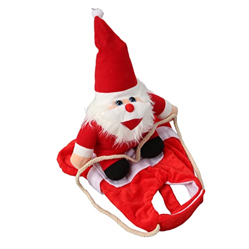 XPSSJMU Hunde-Weihnachtsmantel, Haustier-Cosplay-Kostüm, Plüsch, Warm, Stilvoll, Niedliches Weihnachtsmann-Haustierkostüm, Verstellbares Design, Für Kleine, Mittelgroße Und Große Hunde Und Katzen(M) XPSSJMU Hunde-Weihnachtsmantel, Haustier-Cosplay-Kostüm, Plüsch, Warm, Stilvoll, Niedliches Weihnachtsmann-Haustierkostüm, Verstellbares Design, Für Kleine, Mittelgroße Und Große Hunde Und Katzen(M) von XPSSJMU