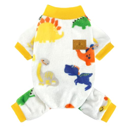 XPUDAC Hunde-Pyjama, Fleece, Hundepullover für kleine, mittelgroße Hunde, Mädchen, Jungen, weiche, warme Hundekleidung für Hunde, Winter, Weihnachten, Größe L XPUDAC Hunde-Pyjama, Fleece, Hundepullover für kleine, mittelgroße Hunde, Mädchen, Jungen, weiche, warme Hundekleidung für Hunde, Winter, Weihnachten, Größe L von XPUDAC