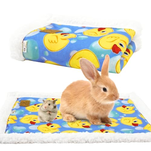 XPUDAC Meerschweinchen-Bettwäschematte, wasserdichte Decken für Kaninchen, Hamster, Kleintiere, waschbar, weiches Sherpa-Fleece, auslaufsichere Bettdecke, Käfig-Bettwäschezubehör, blaue Ente, XXS XPUDAC Meerschweinchen-Bettwäschematte, wasserdichte Decken für Kaninchen, Hamster, Kleintiere, waschbar, weiches Sherpa-Fleece, auslaufsichere Bettdecke, Käfig-Bettwäschezubehör, blaue Ente, XXS von XPUDAC