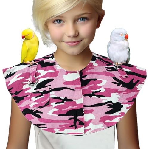 XQIGI Kratzfester Schulterschutz für Papageien, zum Aufhängen, Vogel-Fußkettchen, Spielzeug, wasserdicht, Haustier-Trainingspad, Kotwindel, Anti-Bissschutz, Schal für Sittiche, Nymphensittiche, Aras, XQIGI Kratzfester Schulterschutz für Papageien, zum Aufhängen, Vogel-Fußkettchen, Spielzeug, wasserdicht, Haustier-Trainingspad, Kotwindel, Anti-Bissschutz, Schal für Sittiche, Nymphensittiche, Aras, von XQIGI
