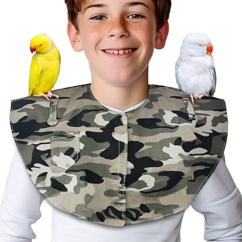 XQIGI Kratzfester Schulterschutz für Papageien, zum Aufhängen, Vogel-Fußkettchen, Spielzeug, wiederverwendbare Haustier-Trainingspad, Kotwindel, Anti-Bissschutz, Schal für Sittiche, Nymphensittiche, XQIGI Kratzfester Schulterschutz für Papageien, zum Aufhängen, Vogel-Fußkettchen, Spielzeug, wiederverwendbare Haustier-Trainingspad, Kotwindel, Anti-Bissschutz, Schal für Sittiche, Nymphensittiche, von XQIGI