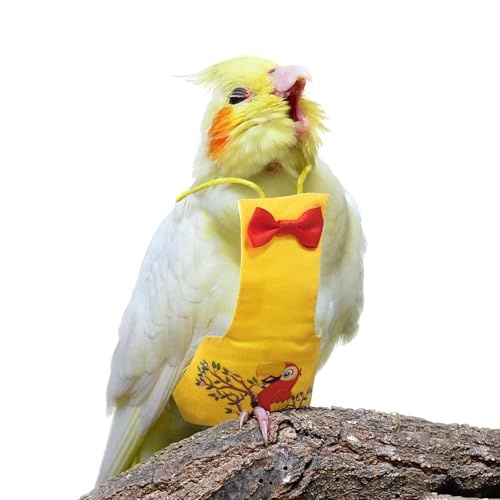 XQIGI Wiederverwendbare Vogelwindeln, schützend, atmungsaktiv, waschbar, Papageienwindeln, Kleidung für Sittiche, Papageien, Wellensittiche, Kanarienvögel, Wellensittiche, Nymphensittiche, von XQIGI