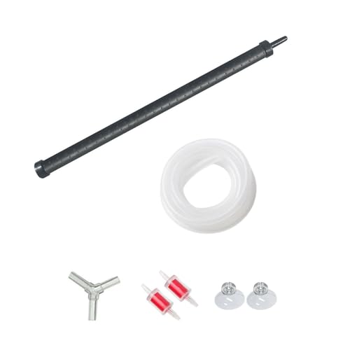 XRMXF Aquarium Air Bubble Bar, Kunststoff biegsame Wand Luftverteiler, Aquarium Air Stone Tube Bubble Release Sauerstoff Diffusor Bar, Landschaft für Brunnen/Aquarium Luftpumpe Zubehör (Ø 30cm) von XRMXF