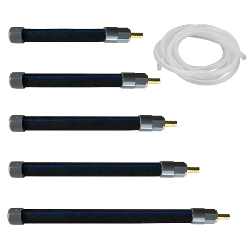 XRMXF Koi-Teich Sauerstoffdiffusor, Belüftungssystem, Nano-Bubble-Bar selbstversinkend Belüftungssäule, Geräuscharm & Verstopfungssicher – Ideal Hochleistungs-Sauerstoffstab für Aquarium (35cm) von XRMXF
