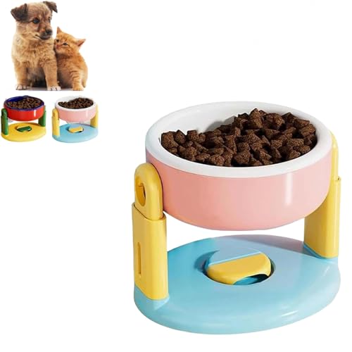 Anhebbarer Futternapf mit Saugnapf, verstellbare Höhe, Futter- und Wassernapf für Katzen und Hunde, zum Schutz der Halswirbelsäule, für Katzen und Hunde, Futterspender für kleine, mittelgroße und Anhebbarer Futternapf mit Saugnapf, verstellbare Höhe, Futter- und Wassernapf für Katzen und Hunde, zum Schutz der Halswirbelsäule, für Katzen und Hunde, Futterspender für kleine, mittelgroße und von XRXRX