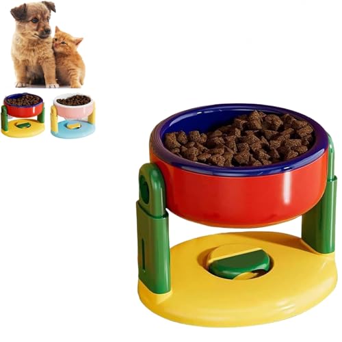Anhebbarer Futternapf mit Saugnapf, verstellbare Höhe, Futter- und Wassernapf für Katzen und Hunde, zum Schutz der Halswirbelsäule, für Katzen und Hunde, Futterspender für kleine, mittelgroße und Anhebbarer Futternapf mit Saugnapf, verstellbare Höhe, Futter- und Wassernapf für Katzen und Hunde, zum Schutz der Halswirbelsäule, für Katzen und Hunde, Futterspender für kleine, mittelgroße und von XRXRX