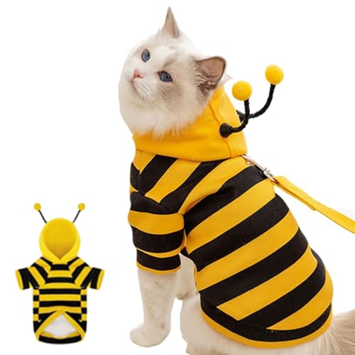  Bienenkostüm Für Hunde,Pet Bee Costume with Hood - Dog Hoodie Bee Costume,Haustierbedarf,Für Kleines Hunde Und Katzen, for Small Medium Dogs Kittens Puppies Bienenkostüm Für Hunde,Pet Bee Costume with Hood - Dog Hoodie Bee Costume,Haustierbedarf,Für Kleines Hunde Und Katzen, for Small Medium Dogs Kittens Puppies von XRXRX