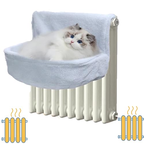Faltbare Katzen-Fenster-Hängematte – Katzen-Fensterbett 45 x 39 x 26 cm Heizkörperbett für Katzen mit starkem und langlebigem Eisenrahmen, warme und gemütliche Katzenwiege für kleine Haustiere, Faltbare Katzen-Fenster-Hängematte – Katzen-Fensterbett 45 x 39 x 26 cm Heizkörperbett für Katzen mit starkem und langlebigem Eisenrahmen, warme und gemütliche Katzenwiege für kleine Haustiere, von XRXRX