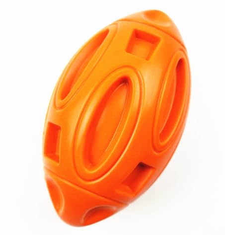 2pcs Ball Form Welpen Spielzeug beißen resistent Zahnen Latex vokal Haustier Spielzeug für Hunde aller Größen (Orange) von XSDY