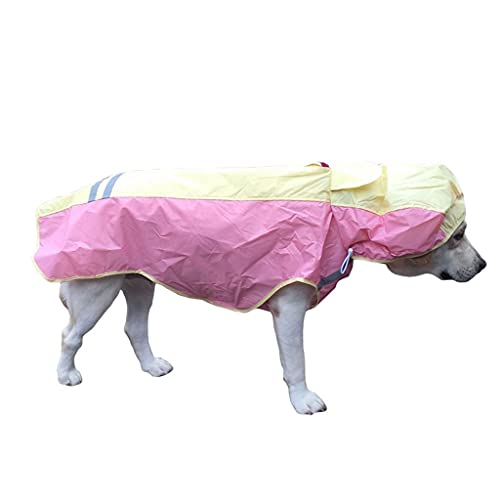 XSWLYY Hundemantel, reflektierend, für große Hunde, wasserdicht, regenfest, für mittelgroße und große Hunde, Farbe: A, Größe: 10 von XSWLYY