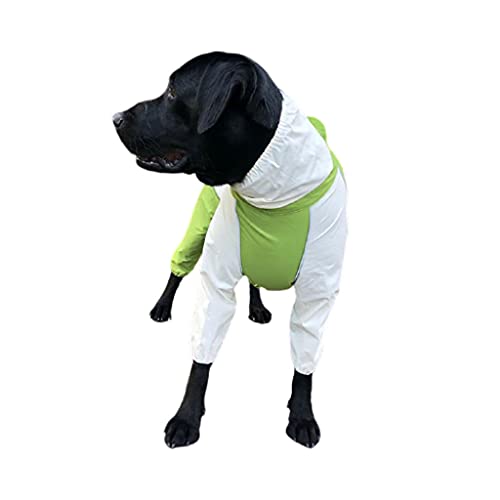 XSWLYY Hundemantel, vierbeinig, All-Inclusive, wasserdicht, atmungsaktiv, für mittelgroße und große Hunde (Farbe: B, Größe: 2XL) von XSWLYY