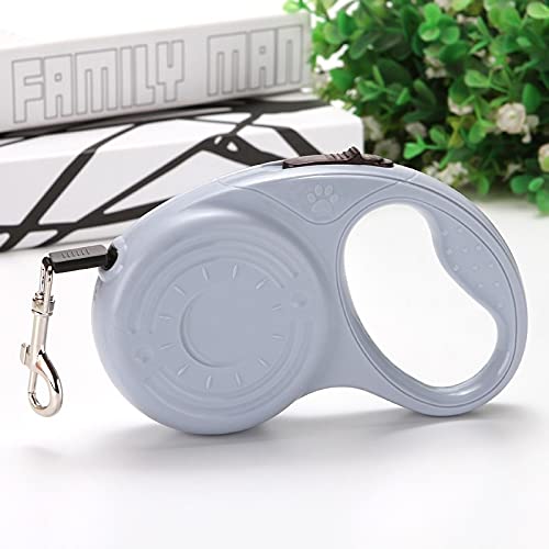 Hundeleine, einziehbare Hundeleine, automatisch einziehbarer Gürtel, Welpen-Haustier, flexibles Geh-Traktionsseil, Hundekatze, ausziehbare Laufleinen, Haustier-Trainingsleine, Leinen (Farbe: Grau, Grö Hundeleine, einziehbare Hundeleine, automatisch einziehbarer Gürtel, Welpen-Haustier, flexibles Geh-Traktionsseil, Hundekatze, ausziehbare Laufleinen, Haustier-Trainingsleine, Leinen (Farbe: Grau, Grö von XSXSX