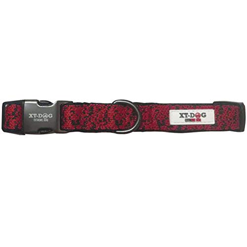 XT-Dog Halskette, marmoriert, Rot, L 2,5 x 42-62 von XT-Dog