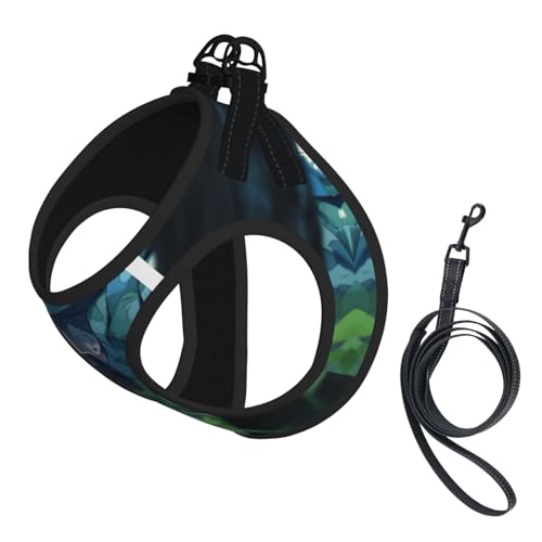 Hundegeschirr, reflektierend, für Spaziergänge, Training, Blau (Camo3) von XTYGETY