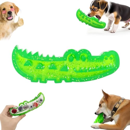 XUANXUANQZ Krokodil, Kau- Und Apportierspielzeug Für Hunde, Krokodil-Puzzlespielzeug Für Große, Mittelgroße Und Kleine Hunde, Zahnreinigung (Groß) von XUANXUANQZ