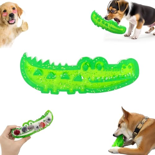 XUANXUANQZ Krokodil, Kau- Und Apportierspielzeug Für Hunde, Krokodil-Puzzlespielzeug Für Große, Mittelgroße Und Kleine Hunde, Zahnreinigung (Klein) von XUANXUANQZ