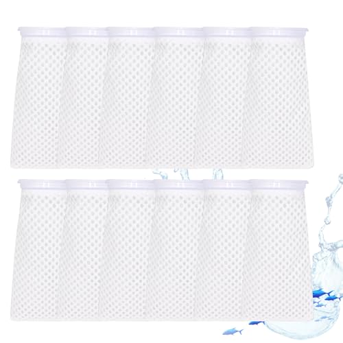 XUANZIKEMAO Filtersocken, 10,2 cm, 150 Mikron, Ring-Wabenfiltersocken, Filtersocken für Salzwasser-Aquarium, Süßwasser-Aquarium-Filterbeutel, Filterbeutel für Aquarien, 12 Stück XUANZIKEMAO Filtersocken, 10,2 cm, 150 Mikron, Ring-Wabenfiltersocken, Filtersocken für Salzwasser-Aquarium, Süßwasser-Aquarium-Filterbeutel, Filterbeutel für Aquarien, 12 Stück von XUANZIKEMAO
