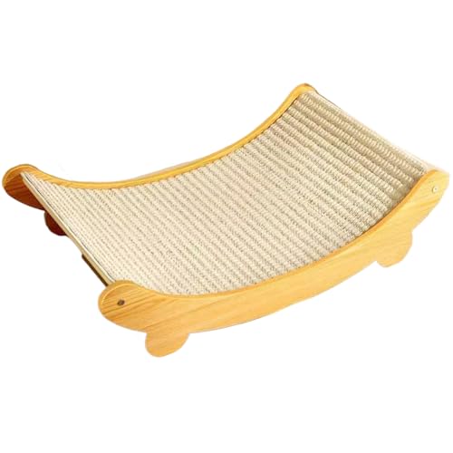 Katzenkratzer Katze Kratzbett 2 in 1 Sisal Cat Kratzplatte Gebogene Katzenkratzer Dampproof Robustes kratzfestes einfaches Baugruppe Katzenkratzer für Innenkatzen, s Katzenkratzer Katze Kratzbett 2 in 1 Sisal Cat Kratzplatte Gebogene Katzenkratzer Dampproof Robustes kratzfestes einfaches Baugruppe Katzenkratzer für Innenkatzen, s von XUEYEGONGJI
