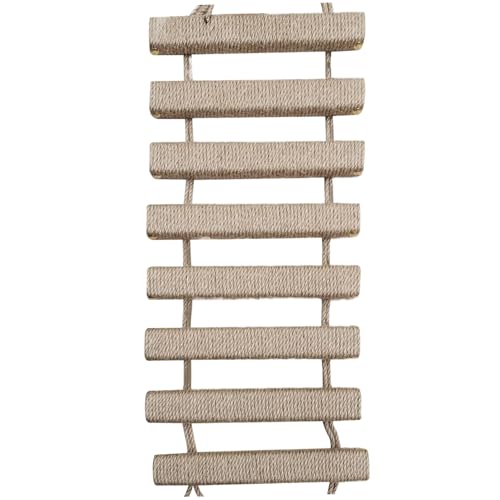 XUEYEGONGJI Cat Ladder, 39 -Zoll -Wandbrücke, leicht zu installieren Kletterseilleiter für Kätzchen Hängematte Haustiermöbel Spielzeug für Innenkatzen XUEYEGONGJI Cat Ladder, 39 -Zoll -Wandbrücke, leicht zu installieren Kletterseilleiter für Kätzchen Hängematte Haustiermöbel Spielzeug für Innenkatzen von XUEYEGONGJI