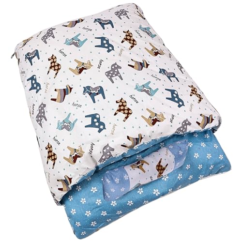 XUEYEGONGJI Katzenschlafbett Katze Schlafsack 25,6 x 19,7 Zoll warmes Katzenbett für Winterkatze Sack Bett mit Kissen abnehmbar waschbar weiche Katze Kuschel Sack für Innenkatze Vorräte Blau XUEYEGONGJI Katzenschlafbett Katze Schlafsack 25,6 x 19,7 Zoll warmes Katzenbett für Winterkatze Sack Bett mit Kissen abnehmbar waschbar weiche Katze Kuschel Sack für Innenkatze Vorräte Blau von XUEYEGONGJI