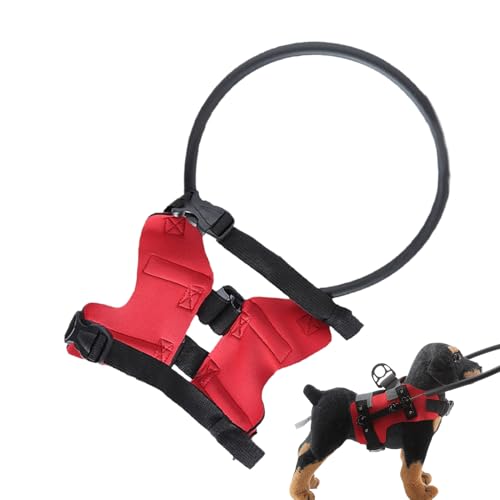 XUQEAYWD Blind Dog Harness Blind Dog Harness Vest Safety Guiding Bumper Protective Collar Accessories for Outdoor Walking von XUQEAYWD