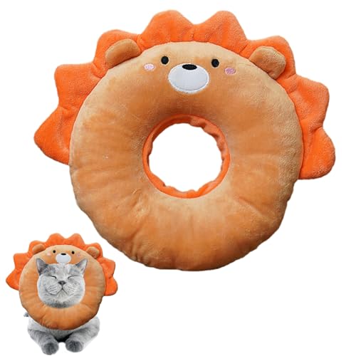XUQEAYWD Halskrause Katze, Durchmesser 24CM, Leckschutz Einstellbarer Katzenkragen, Halskrausen Katzen, Kragen Halskragen Katze, Schutzkragen Weich, Wiederherstellung Halsband, Elizabethan Collar Cat von XUQEAYWD