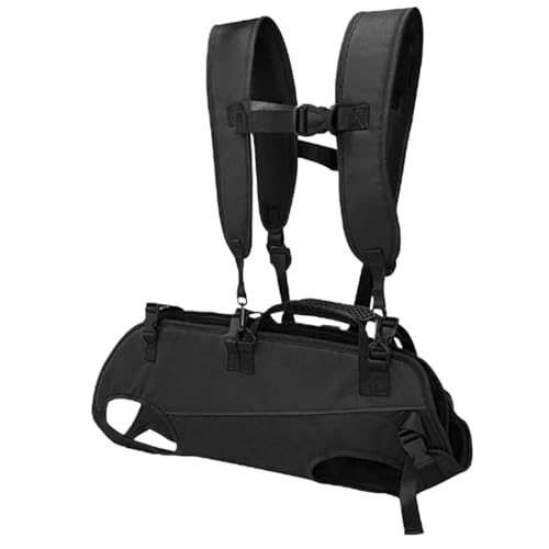 XUQEAYWD Hunde Liftgurt, Hunde -Wander -Rucksack,Tragbarer Einstellbarer horizontaler Hundegierigkeit | Tragbare multifunktionale Haustierbekleidung und Zubehör zum Wanderfahrradfahren Radfahren von XUQEAYWD