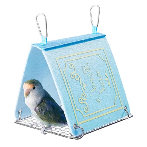XUQEAYWD Sittich Bett - Papageienbett Vogelschutzhütte Hängematte | Schlafnest Käfigzubehör Für Ara Wellensittich Nymphensittich Kanarienvogel Unzertrennlicher XUQEAYWD Sittich Bett - Papageienbett Vogelschutzhütte Hängematte | Schlafnest Käfigzubehör Für Ara Wellensittich Nymphensittich Kanarienvogel Unzertrennlicher von XUQEAYWD