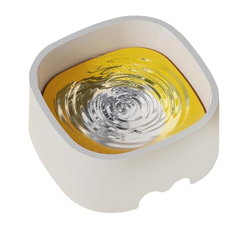 XUQEAYWD Spill Proof Hundewasserschale, langsame Wasserschale für Hunde - 1l Slobber Control Pet Bowl Spender für Hunde - Nicht schlupfende Basis-Haustierkätzchenversorgungen fördern eine gesunde von XUQEAYWD