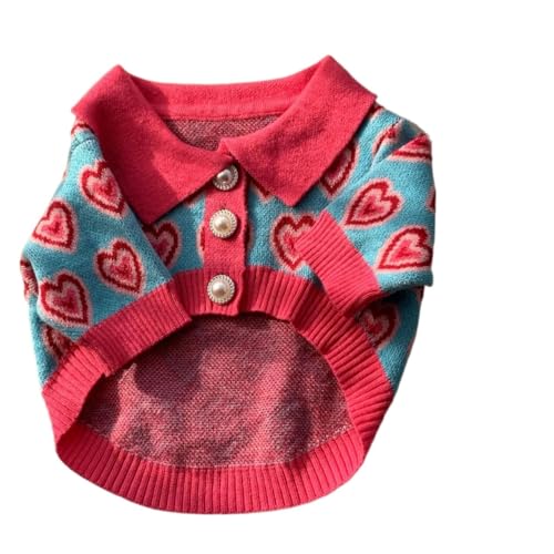 Strickpullover for Hunde und Katzen, entzückende Winterkleidung for Haustiere, Hundepullover, warmer Haustierpullover for kleine Hunde und mittelgroße Hunde, süßer, klassischer Katzenpullover, Hundekl Strickpullover for Hunde und Katzen, entzückende Winterkleidung for Haustiere, Hundepullover, warmer Haustierpullover for kleine Hunde und mittelgroße Hunde, süßer, klassischer Katzenpullover, Hundekl von XUTCEKOUYR